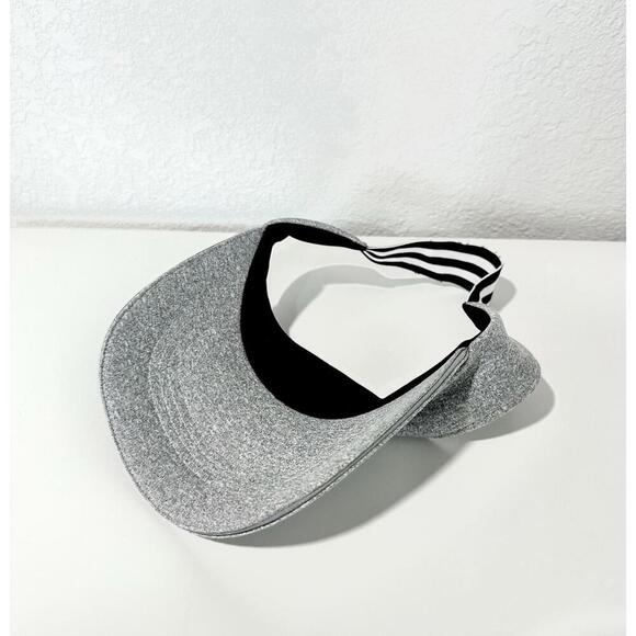 EQ SPORT Sun Visor Unisex Outdoor Sports Gray Black and White Strap One Size - Picture 7 of 8